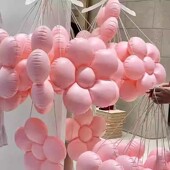 樱花气球ins风pvc粉色花朵气模户外美陈氛围装 饰场景布置网红打卡