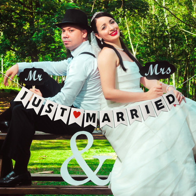 拍摄道具婚庆横幅拉旗