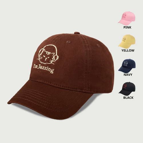 “爵士小猫”原创设计棒球帽