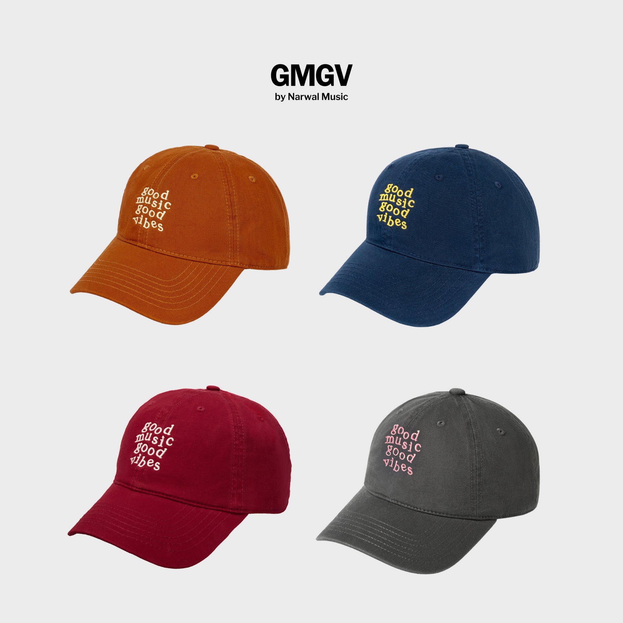 GMGV美式复古刺绣棒球帽