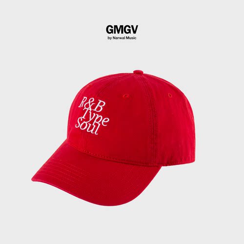 GMGV软顶R&B刺绣复古棒球帽
