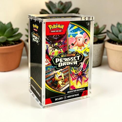 KD 宝可梦亚克力 6 Booster Packs 磁吸保护盒 原盒保护盒 高透