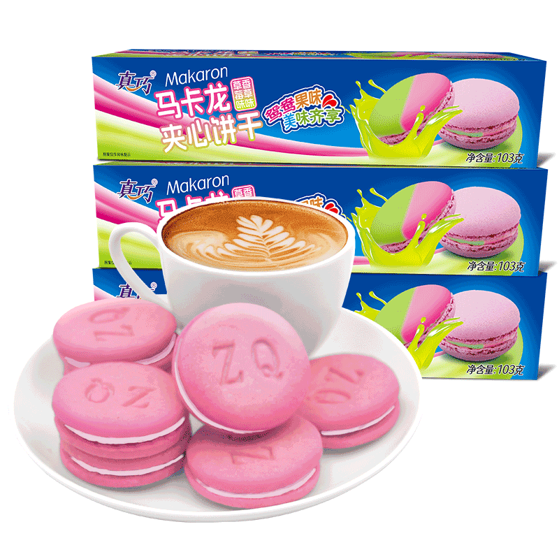 真巧甜点湖北网红零食马卡龙