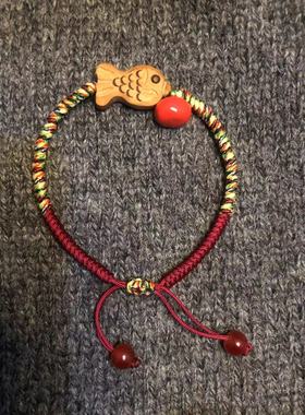 于适粉丝女简约手绳粉圈同款手链