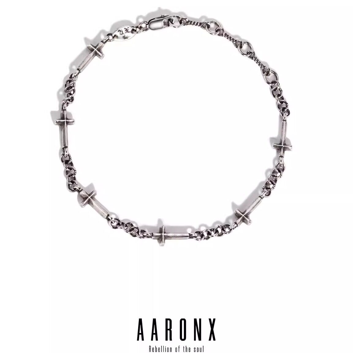 AARONX925银叠戴手链