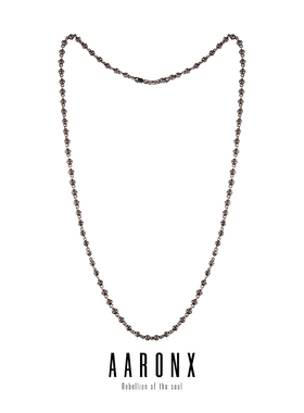 AARONX925银珠串项链
