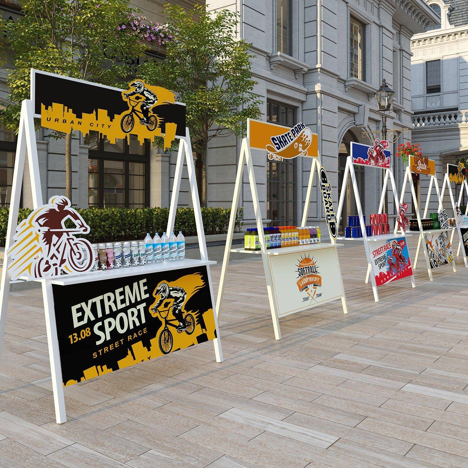 活动摆摊货架户外市集摊位展示架商业街广场景区商业街铁艺摊位架,商业/办公家具,促销架/促销车/摊位架,淘宝优惠券,粉丝福利购,淘宝优惠卷