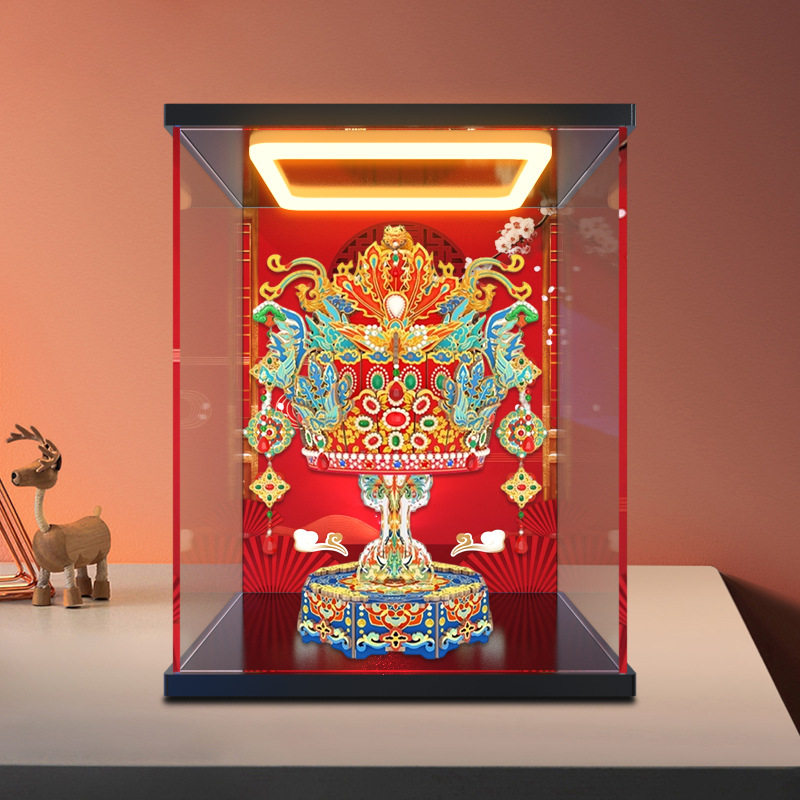 亚克力回型灯收纳盒八音盒