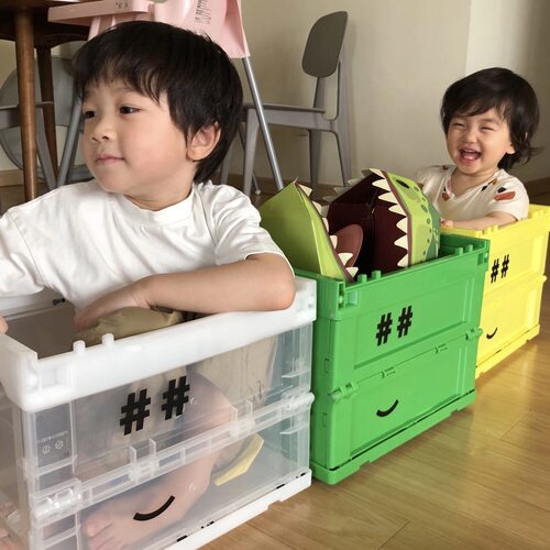 htap卡通滑轮车收纳箱潮牌