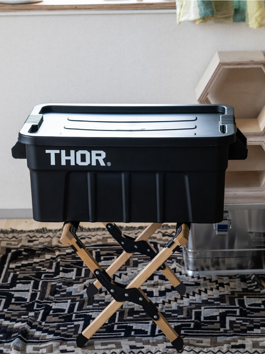 THOR折叠户外木制收纳箱抬高架