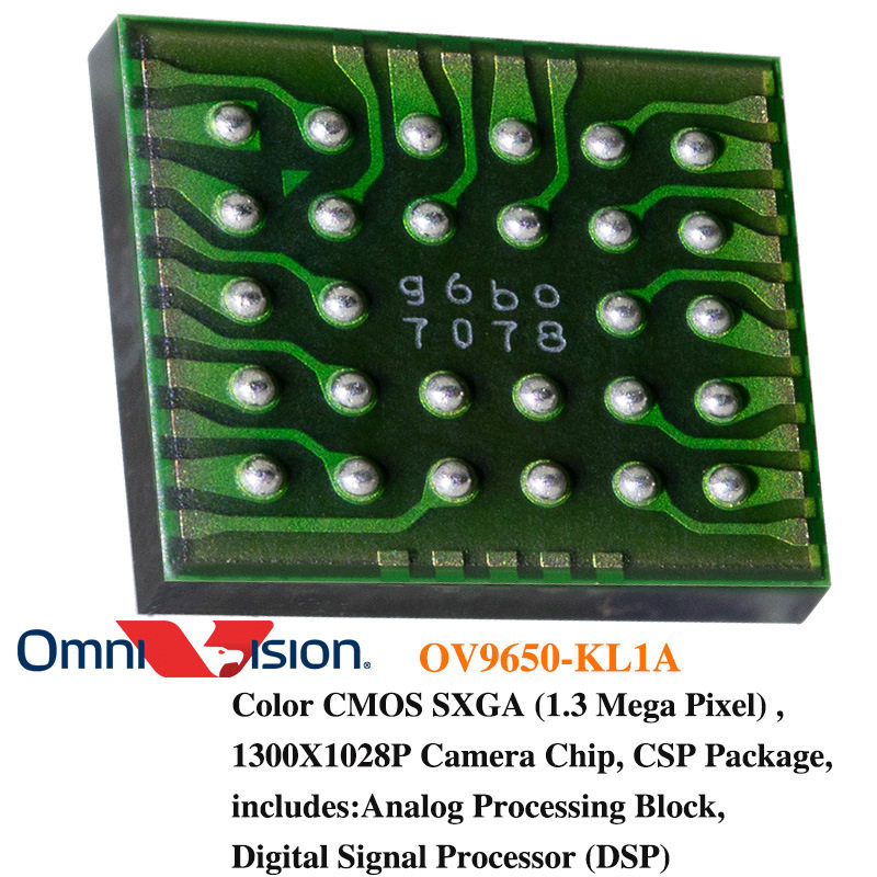 OV9650原装OmniVision彩色带DSP130万CMOS像素芯片图像传感器