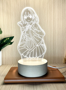 路人女主的养成方法动漫周边加藤惠小夜灯床头灯卧室灯送男女礼物