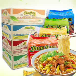 泰国进口养养面泰式冬阴功酸辣虾方便面yumyum速食泡面拉面火鸡面