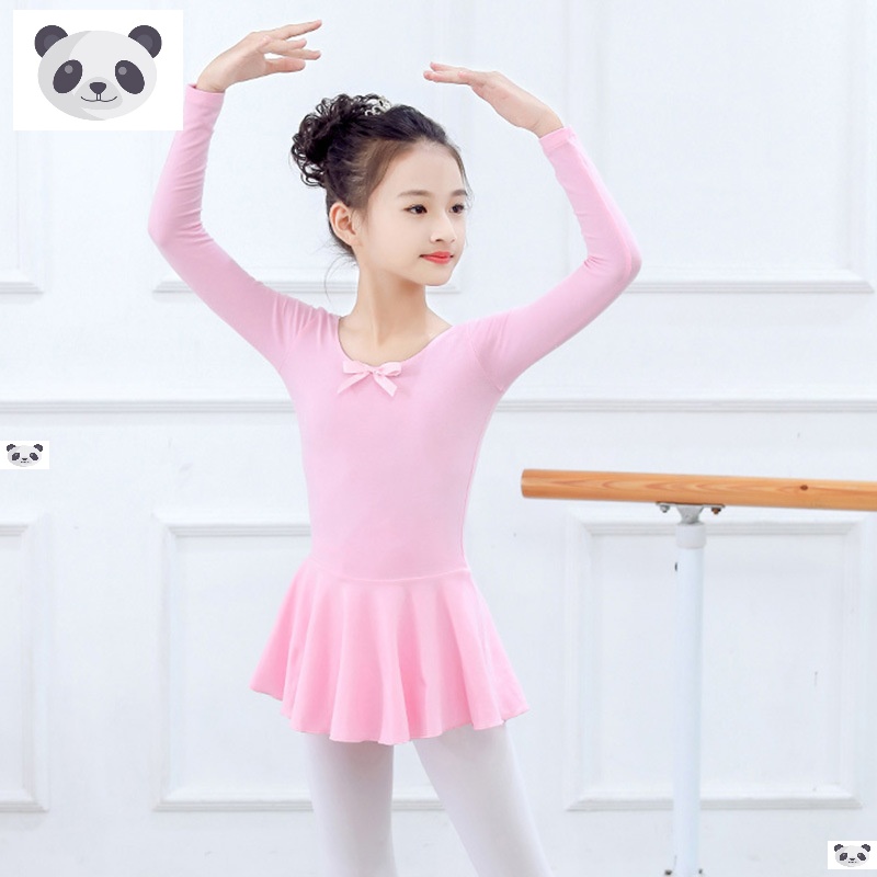 儿童舞蹈服装女童民族舞练功服秋季女孩芭蕾舞裙中国舞考级服套装