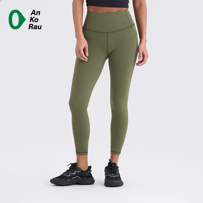 安高若女士健身运动高腰紧身裤