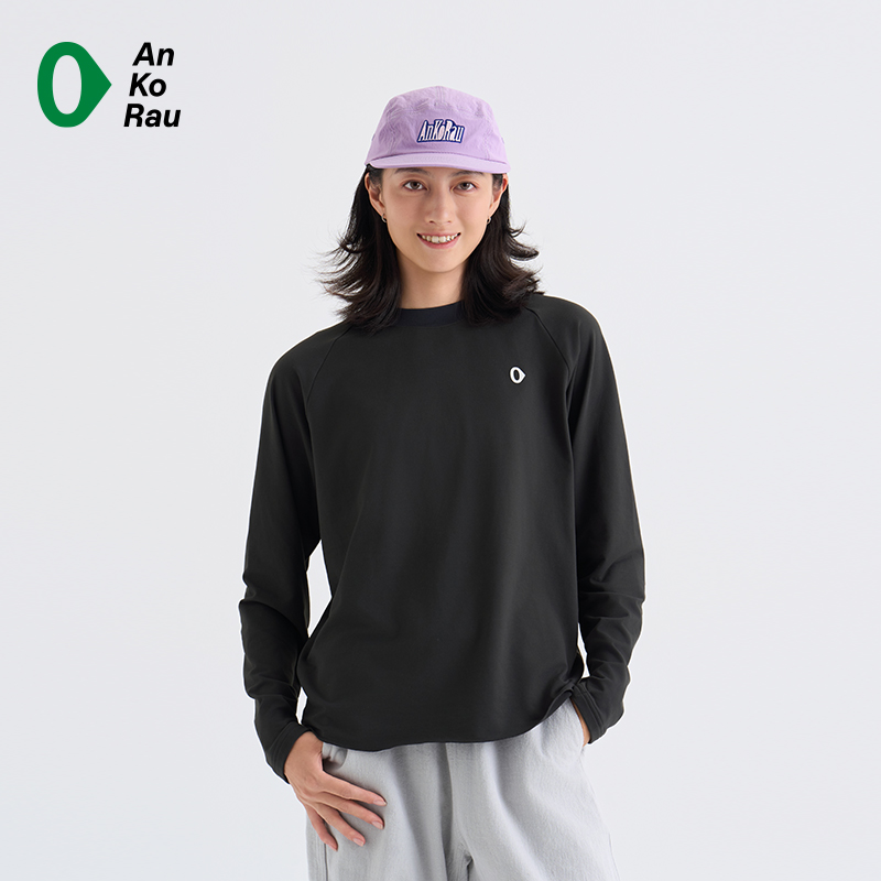 安高若艺术家合作磨毛长袖T恤