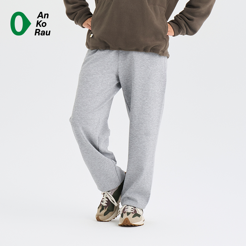 安高若旅行磨毛保暖针织松锥裤