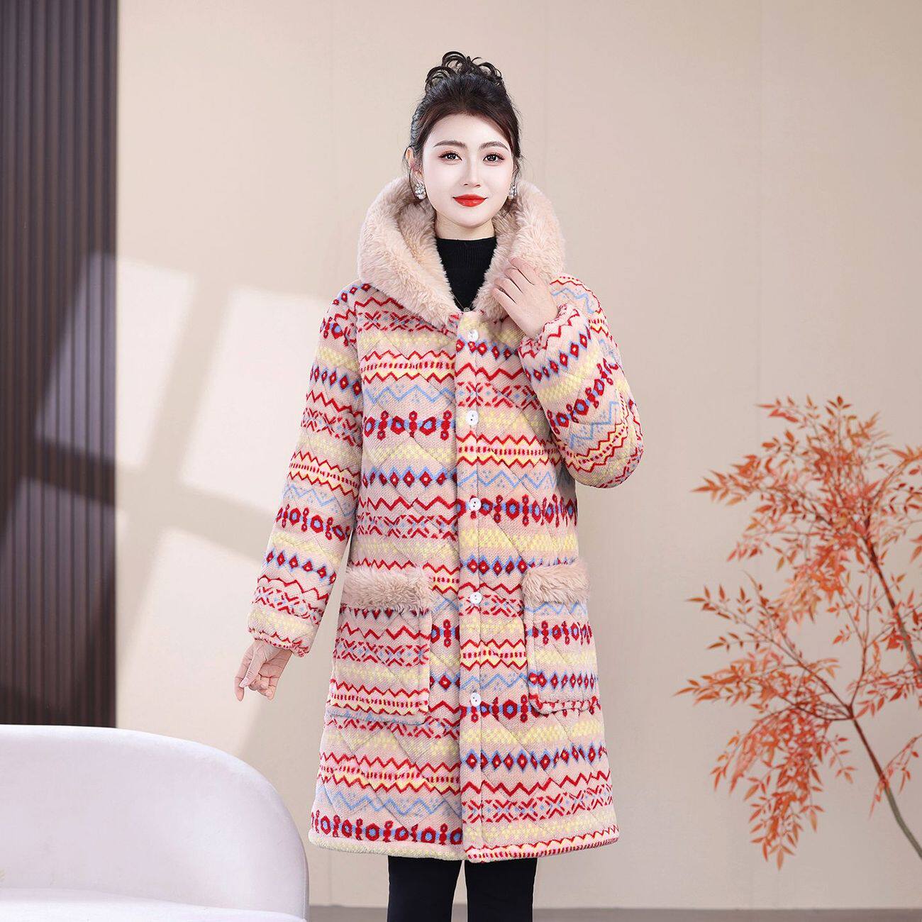 特别好看的罩衣大人保暖服过冬超好看成人特厚四川省省服新款耐脏