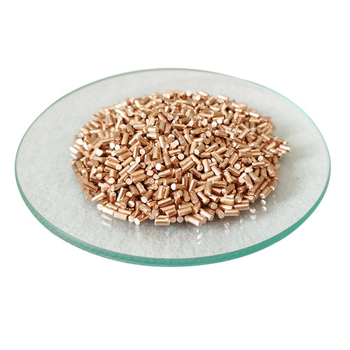 高纯铜粒 电解铜粒 铜颗粒 紫铜粒 金属铜粒 单质铜粒 3*5mm铜段