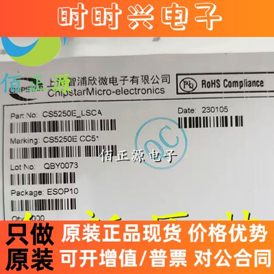 CS5250E 贴片ESOP-10 无电感电荷泵升压5.3W防破音音频功放芯片