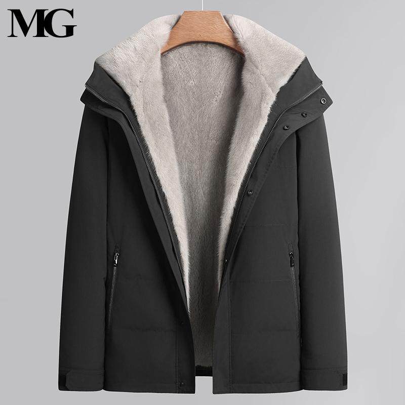 MCGRAW2024进口整貂皮草外套
