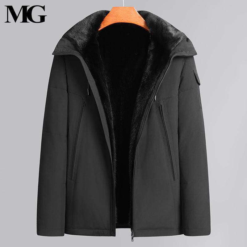 可拆卸水貂毛内胆尼克服MCGRAW