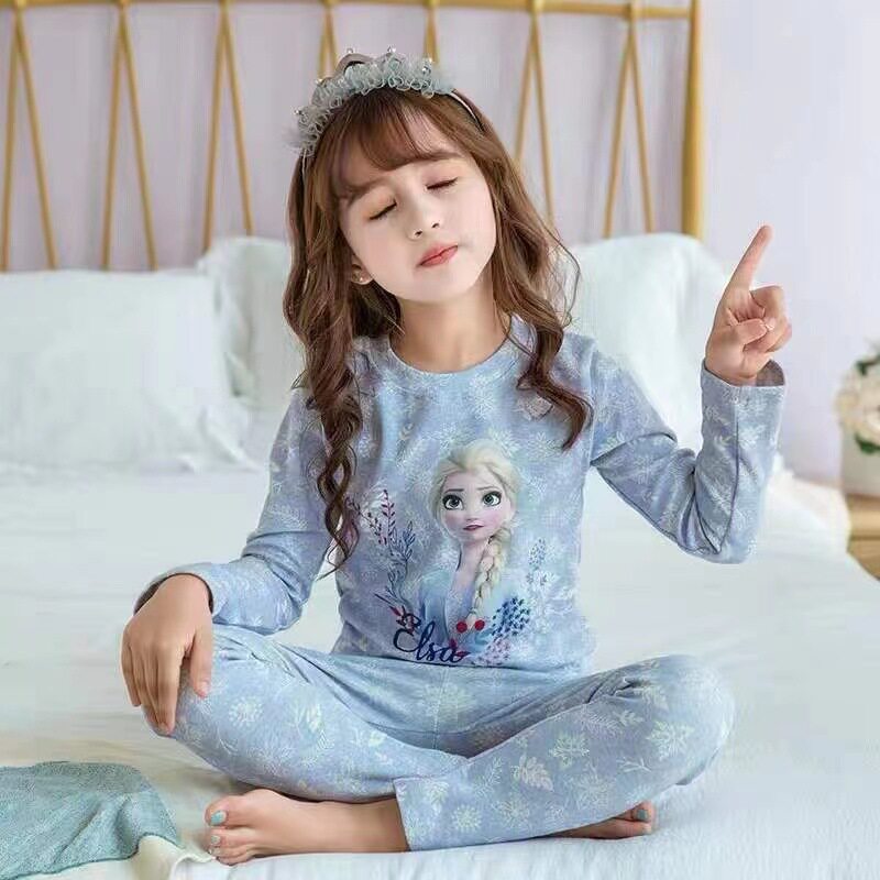 冰雪奇缘儿童家居服春秋睡衣