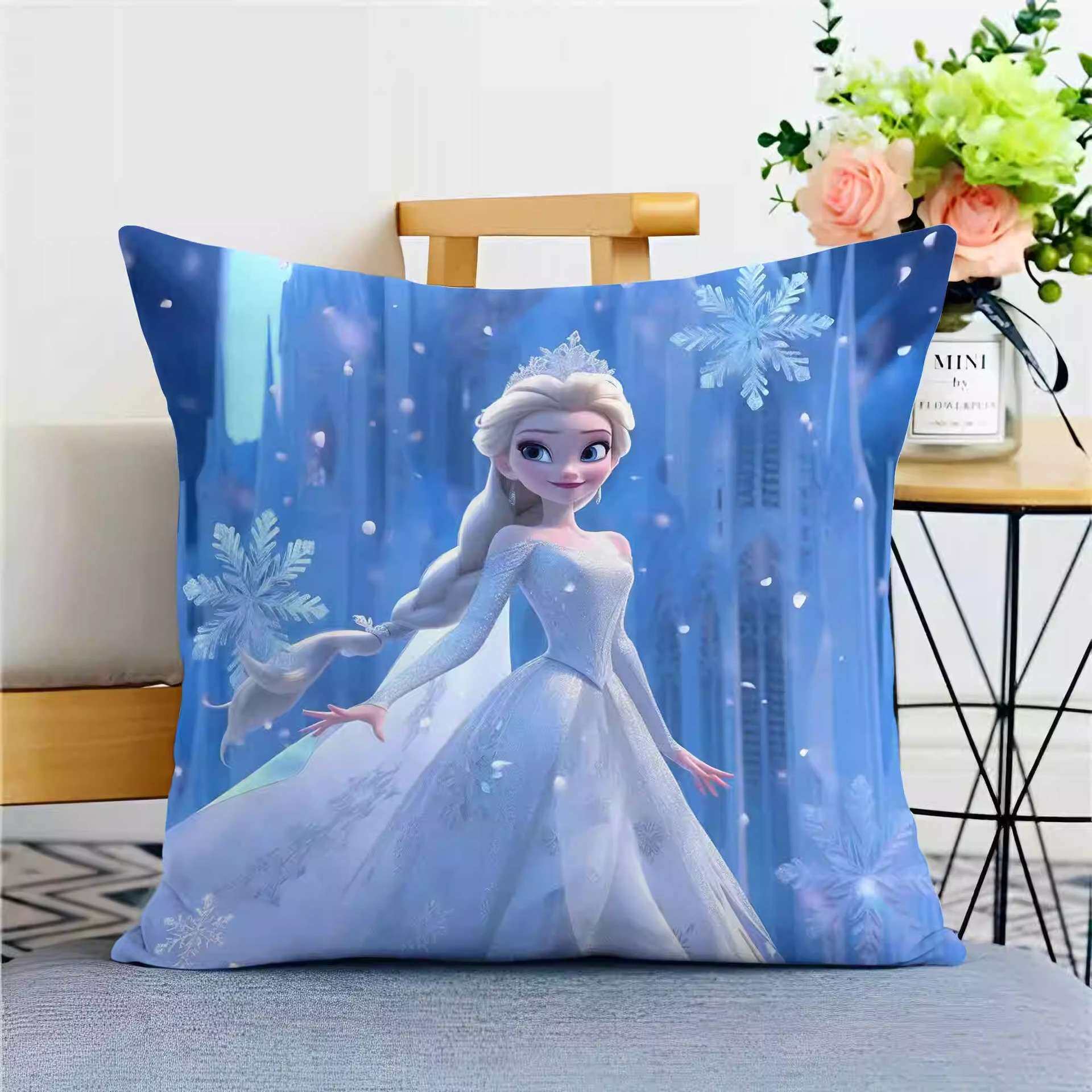 冰雪奇缘儿童抱枕双面