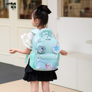 爱莎公主儿童双肩包大容量女孩艾莎减负背包小学生轻便书包elsa