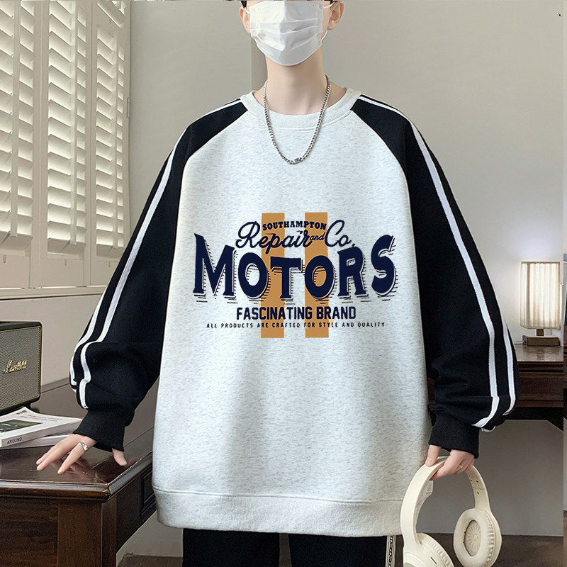 春秋季青少年卫衣男孩12-15岁初中学生13大童14纯棉长袖t恤打底衫