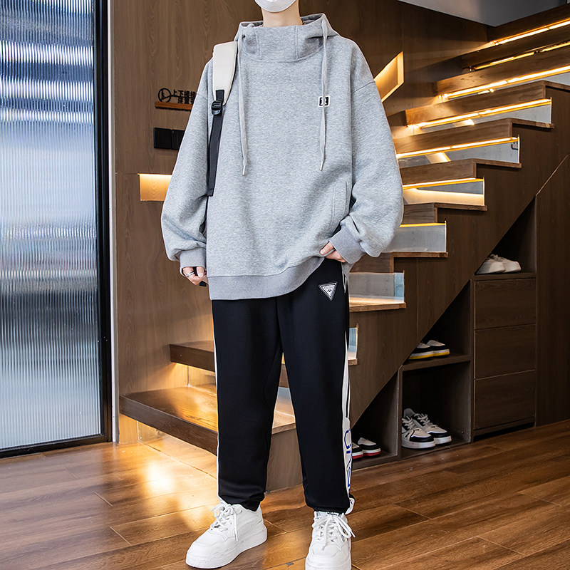 春季青少年卫衣男孩长袖T恤套装