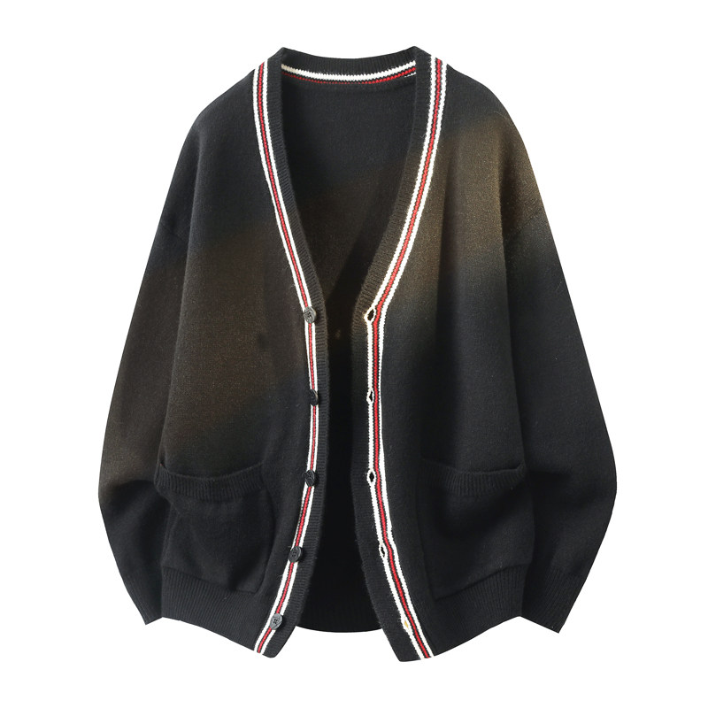 春季薄款毛衣外套12岁男孩13青少年14中学生15大童16潮牌针织开衫