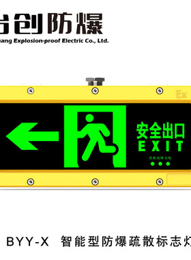BYY-X防爆标志灯消智能型消防应急疏散通道指示灯IP68级防水