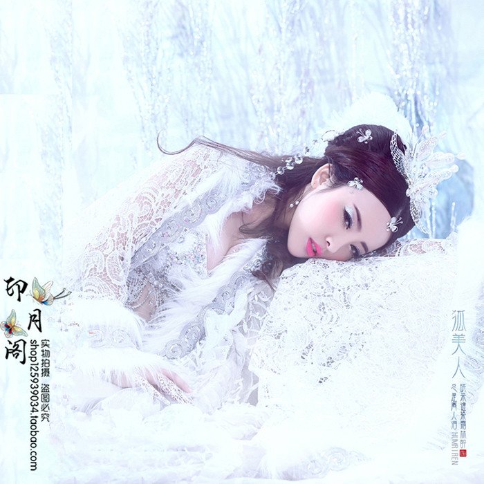 帆摄影性感狐美人古装异域演出舞蹈服装狐美人影楼个性摄影写真服