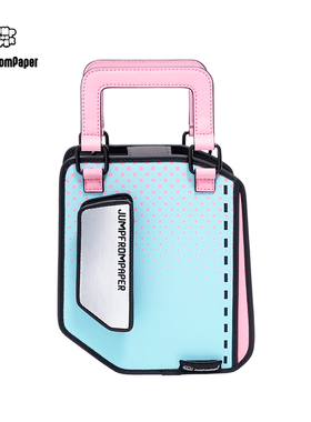 JumpFromPaper磁盘包二次元赛博漫画风斜挎包生日礼物JFP送女友