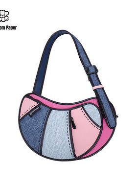 JumpFromPaper可颂包2D斜挎包单肩包女包漫画通勤包手提包JFP