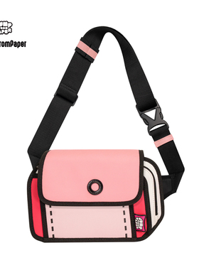 JumpFromPaper胸包女斜挎包运动骑行包百搭单肩背包腰包通勤JFP