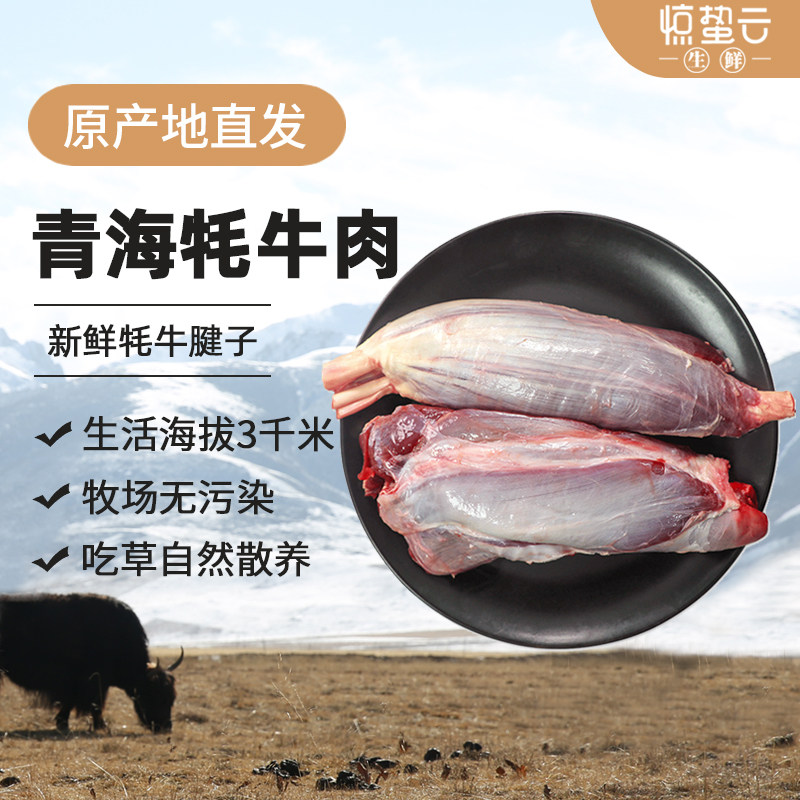 青海牦牛肉新鲜牛腱子2kg 现杀正宗牦牛腱子肉生鲜牛肉腱子肉清真
