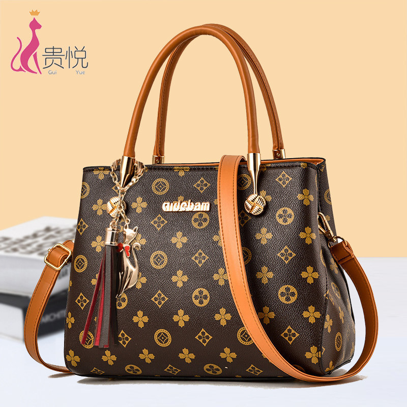 秋冬女士大包手提包2021新款简约大气中年妈妈包大容量百搭斜挎包