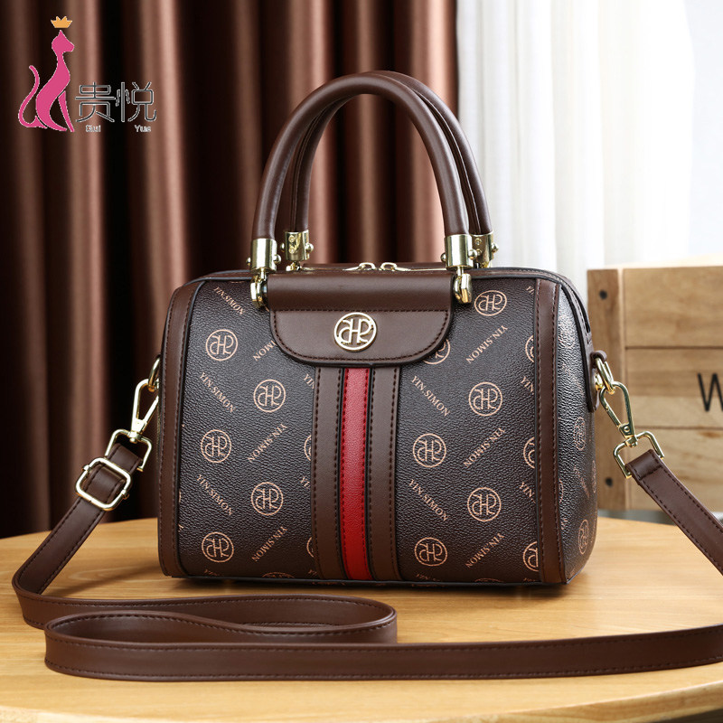 质感女士手提包大容量波士顿枕头包2023新款时尚百搭斜挎包妈妈包