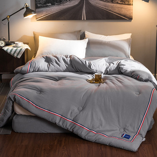 日式 水洗棉加厚保暖被芯冬被双人床棉被单人学生宿舍空调春秋被子