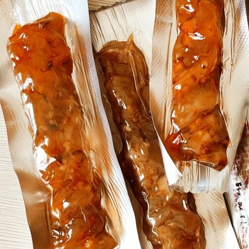 内蒙古特产通辽美滋草原牛蹄筋香辣味烧烤味散装称重独立包装零食