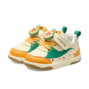 卡特兔学步鞋宝宝2024秋季婴儿鞋子软底防滑透气儿童室内鞋休闲鞋