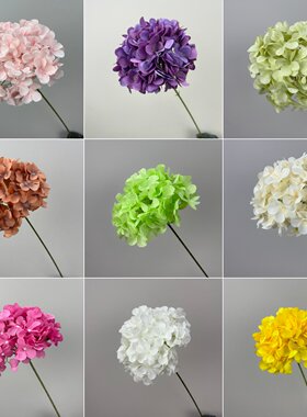 高级婚庆绣球仿真花白色绿色批发