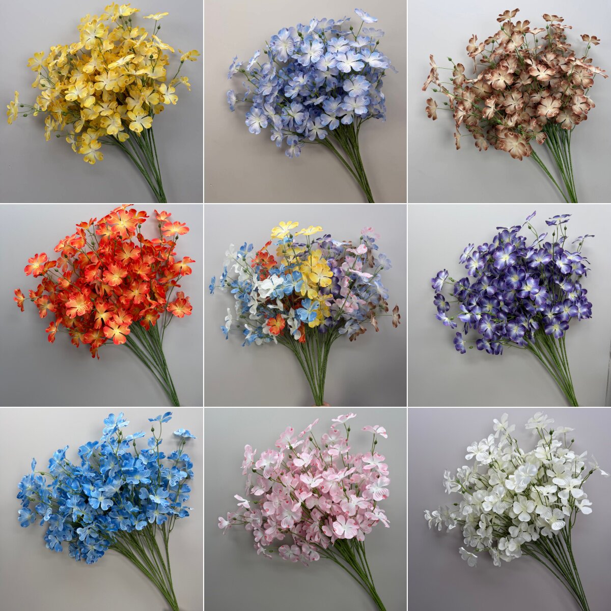 金钱花仿真花婚庆礼堂花排路引插花造花艺景装饰花假花插花婚礼花
