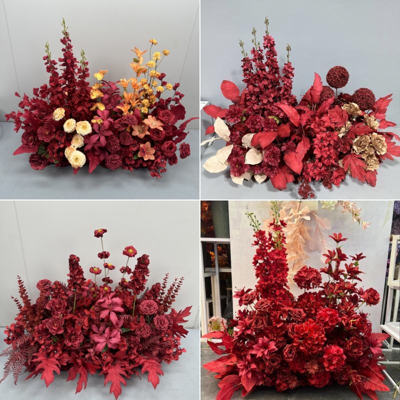 地排花舞台装饰花艺婚礼堂装饰花