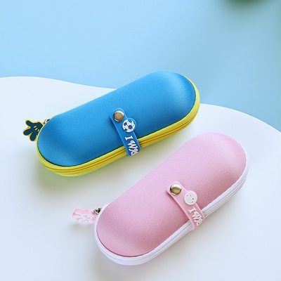 学生用眼镜盒儿童女男便携防压近视可爱ins少女创意个性简约学生