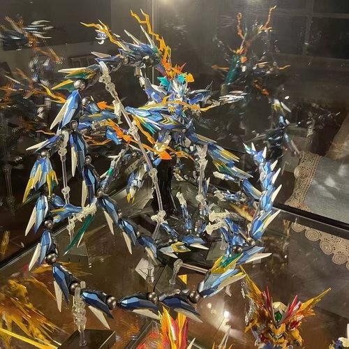 大班模型动漫摩动核敖丙吕布曹仁白雪姬机甲拼装手办玩具盲盒随机