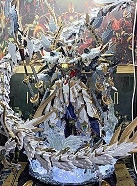 高达白起机甲男孩模型拼装手办HG盲盒系列玩具甲斐之虎吕布积木