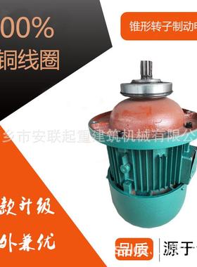 锥形转子三相异步电动机ZD152-418.5W4级锥形转子电机